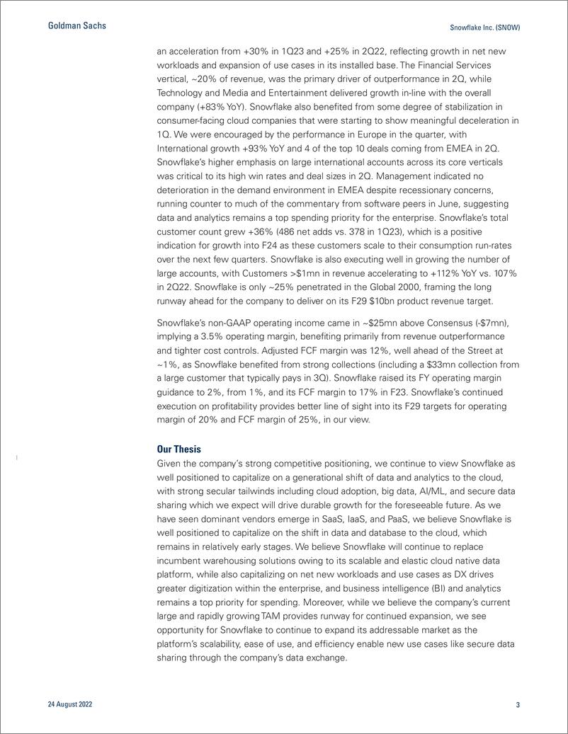 《Snowflake Inc. (SNOW Strong Results, Outlook Allay Consumption Concerns Amid Perceived Macro Ris F2Q23 Results(1)》 - 第4页预览图