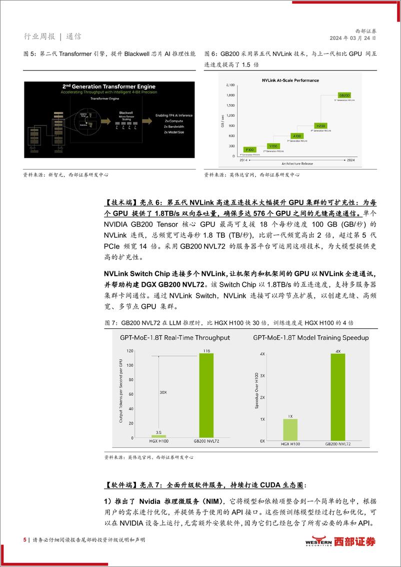 《AI行业跟踪20期：GTC大会发布Blackwell平台，AMD、微软升级AI+PC-240324-西部证券-11页》 - 第5页预览图