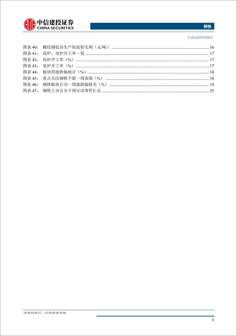 《钢铁行业动态：供给克制有望延续，需求担忧持续存在-20190922-中信建投-29页》 - 第5页预览图