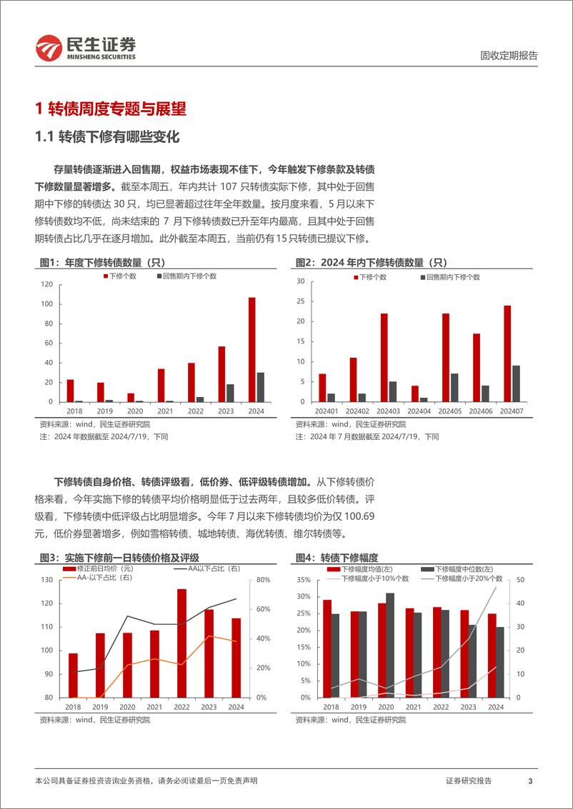 《可转债：转债下修有哪些变化？-240721-民生证券-19页》 - 第3页预览图