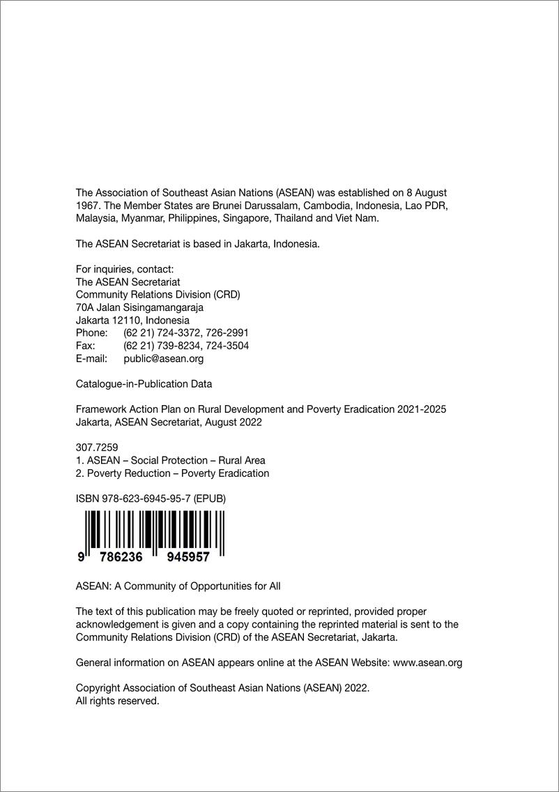 《东盟-2021至2025年东盟农村发展和消除贫困框架行动计划（英）-2022.10-76页》 - 第5页预览图