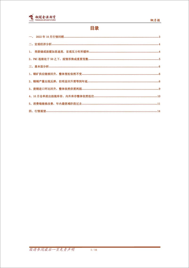 《铜月报：宏观预期回暖，铜价出现反弹-20221107-铜冠金源期货-16页》 - 第3页预览图