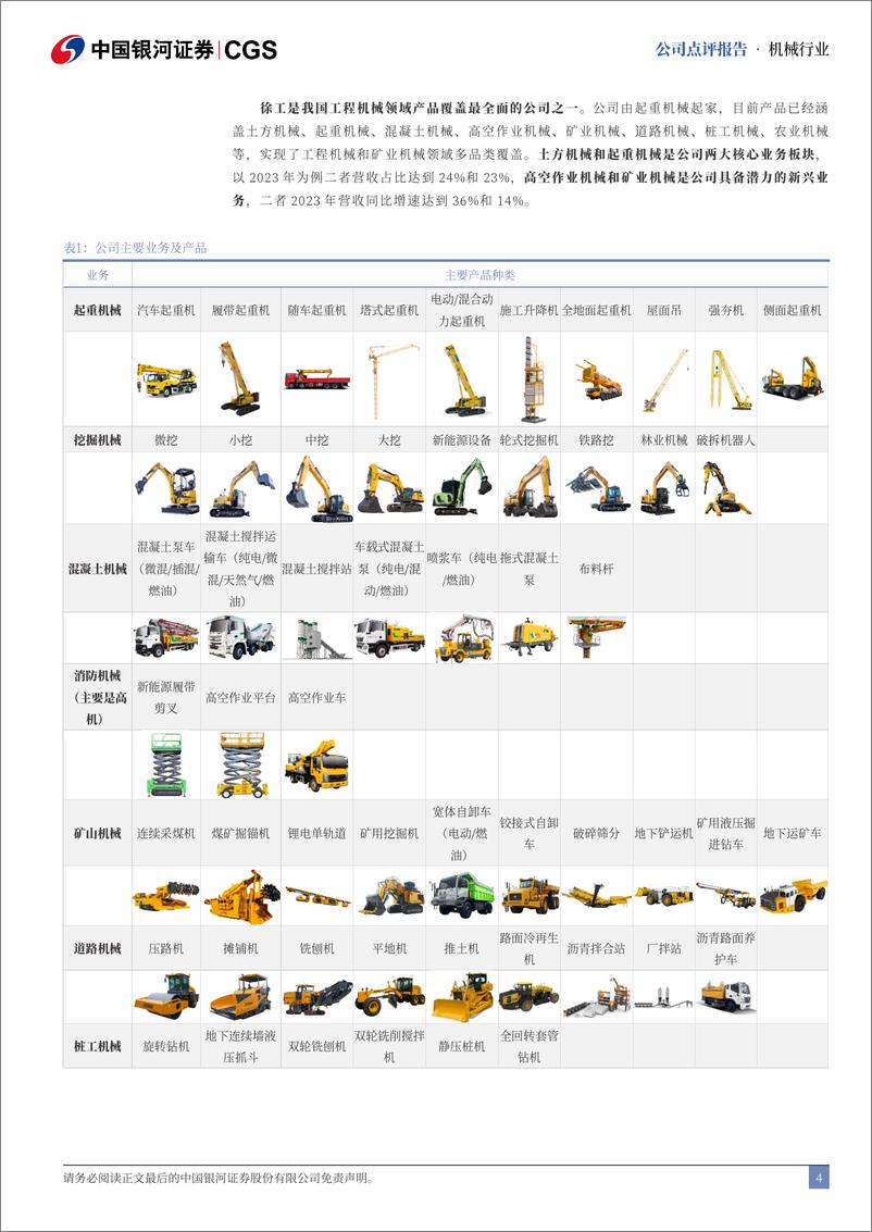 《徐工机械(000425)24年中报点评：业绩符合预期，提质增效和出海加速并行-240904-银河证券-17页》 - 第4页预览图