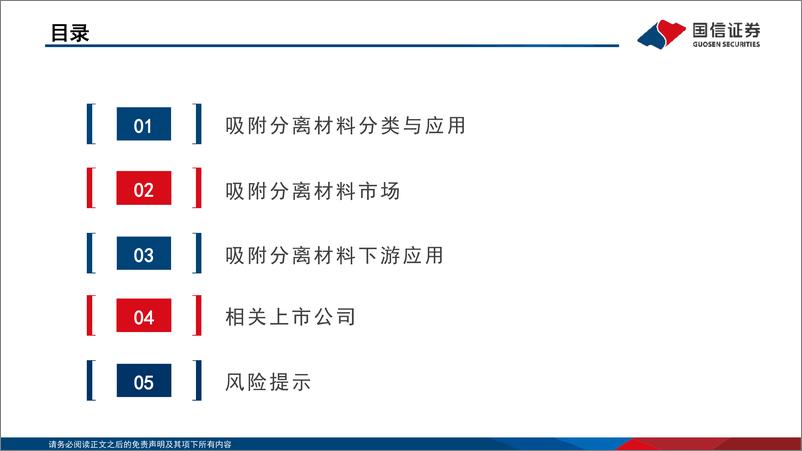 《吸附分离材料行业分析框架-20230205-国信证券-36页》 - 第4页预览图