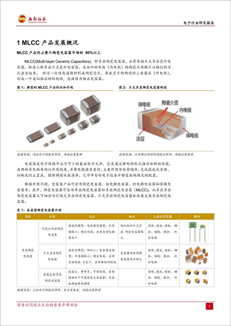 《电子行业：MLCC触底回暖，拟开启补库存新周期-20200223-西南证券-17页》 - 第5页预览图