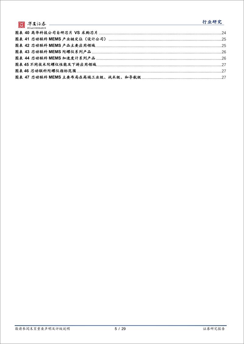 《半导体行业深度：MEMS传感器关注射频、惯性和压力三大应用领域-240401-华安证券-28页》 - 第5页预览图