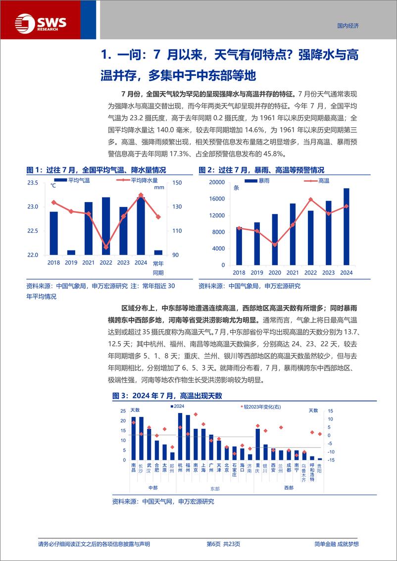 《宏观专题报告：高温洪涝交替，扰动“暑期物价”？-240819-申万宏源-23页》 - 第6页预览图