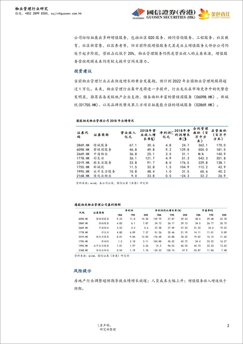 《物业管理行业：万亿市场规模，行业迎来黄金发展期-20190506-国信证券（香港）-18页》 - 第3页预览图