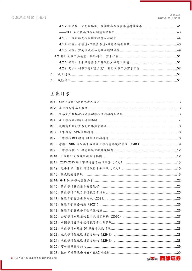 《银行业“补资本”深度研究之一：银行资本工具投资指南（2022年版）-20220930-西部证券-56页》 - 第4页预览图