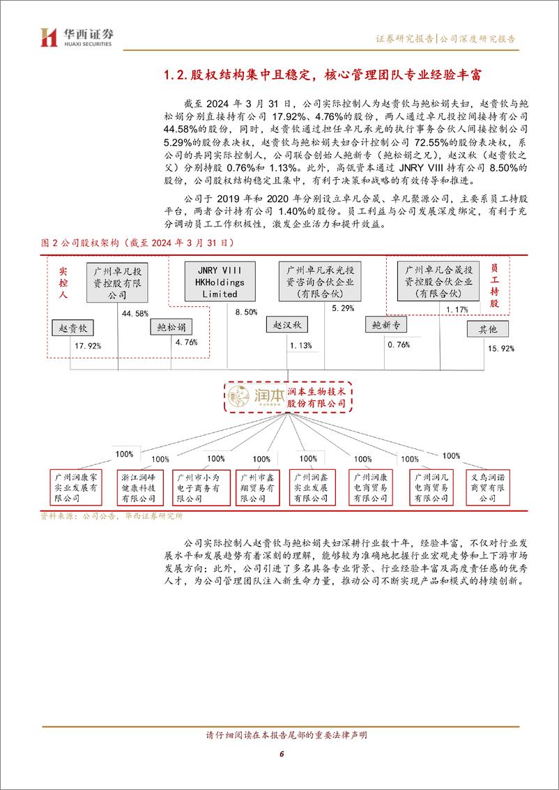 《润本股份(603193)深耕婴童日化的国货新势力，大有可为-240603-华西证券-32页》 - 第6页预览图