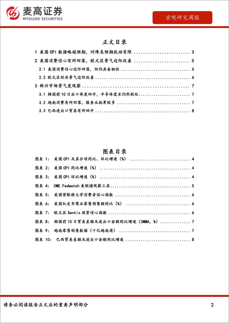 《海外需求观察：2024年第42周-241014-麦高证券-10页》 - 第2页预览图