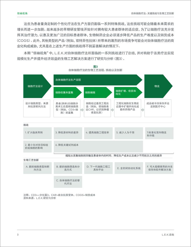 《艾意凯咨询：2024自体细胞疗法：关键挑战与生物工艺创新研究报告》 - 第3页预览图