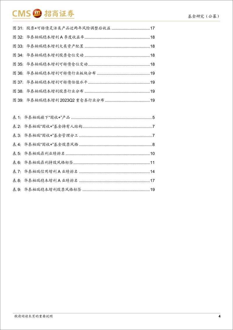 《华泰柏瑞”固收+“业务分析：深耕稳健型“固收+”，打造多资产多风格产品矩阵-20230914-招商证券-21页》 - 第5页预览图