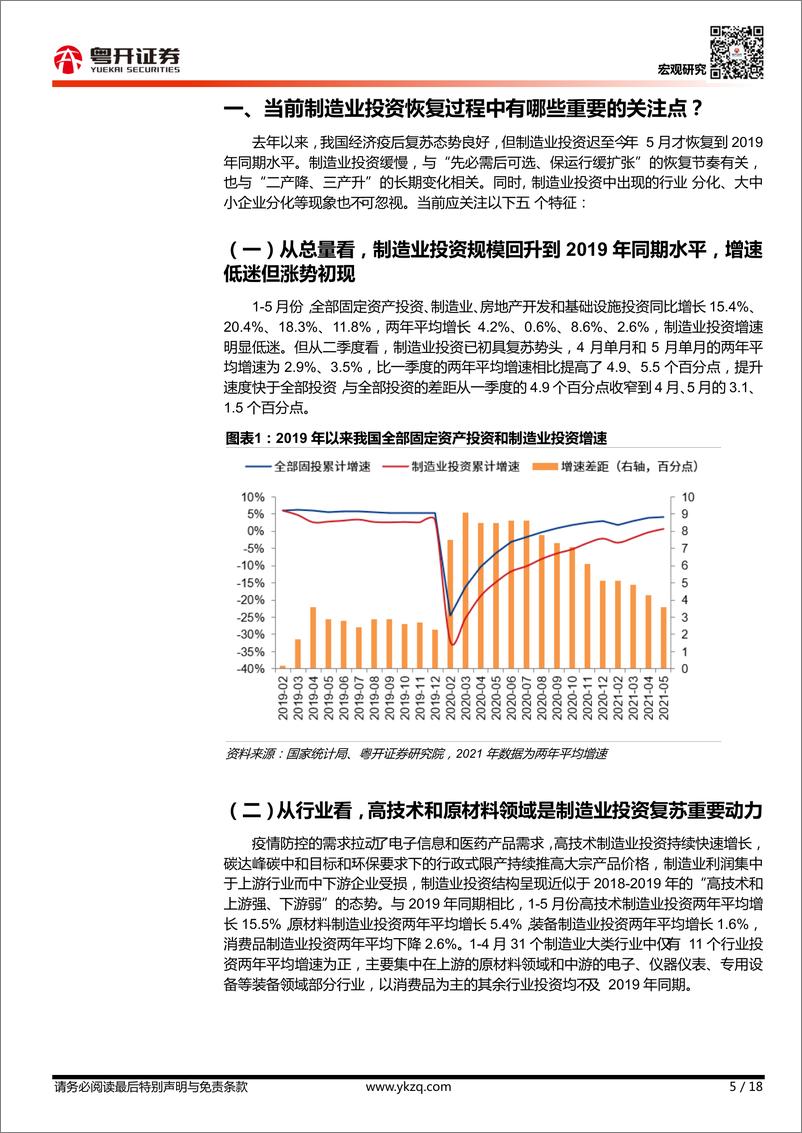 《【粤开宏观】制造业投资：当前五大特征与未来走势-20210621-粤开证券-18页》 - 第6页预览图