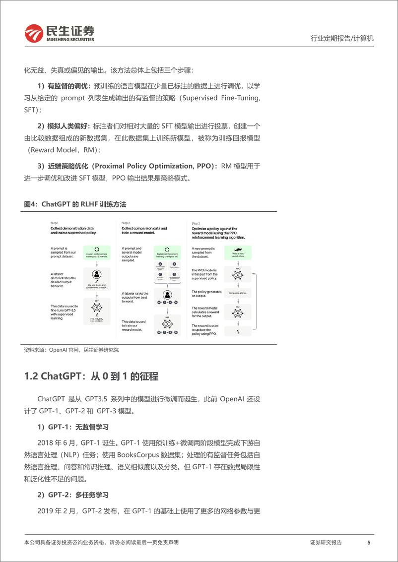 《【民生证券】计算机行业周报：ChatGPT：AI时代资本定价标杆性事件》 - 第6页预览图