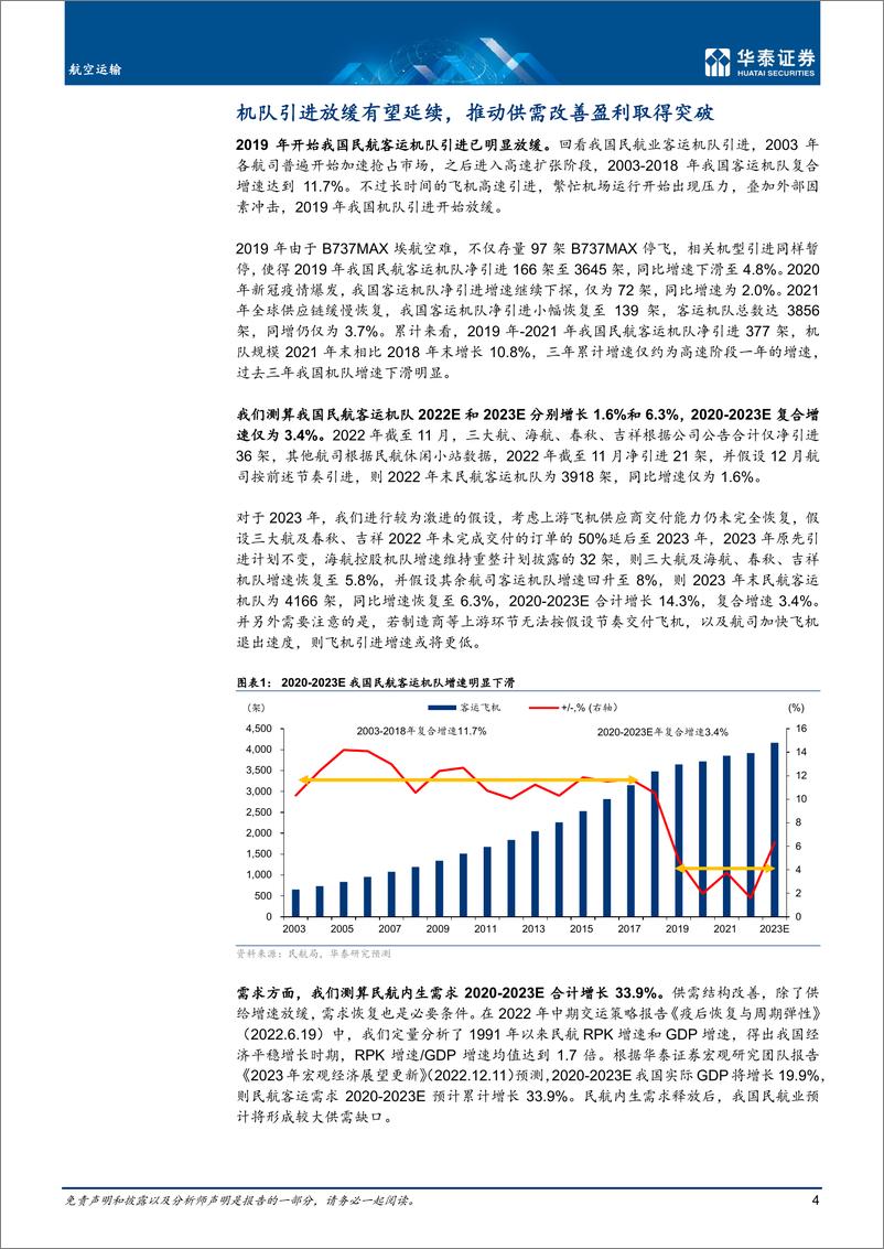 《航空运输行业深度研究：机队引进收紧，供给放缓难以逆转-20221228-华泰证券-21页》 - 第5页预览图