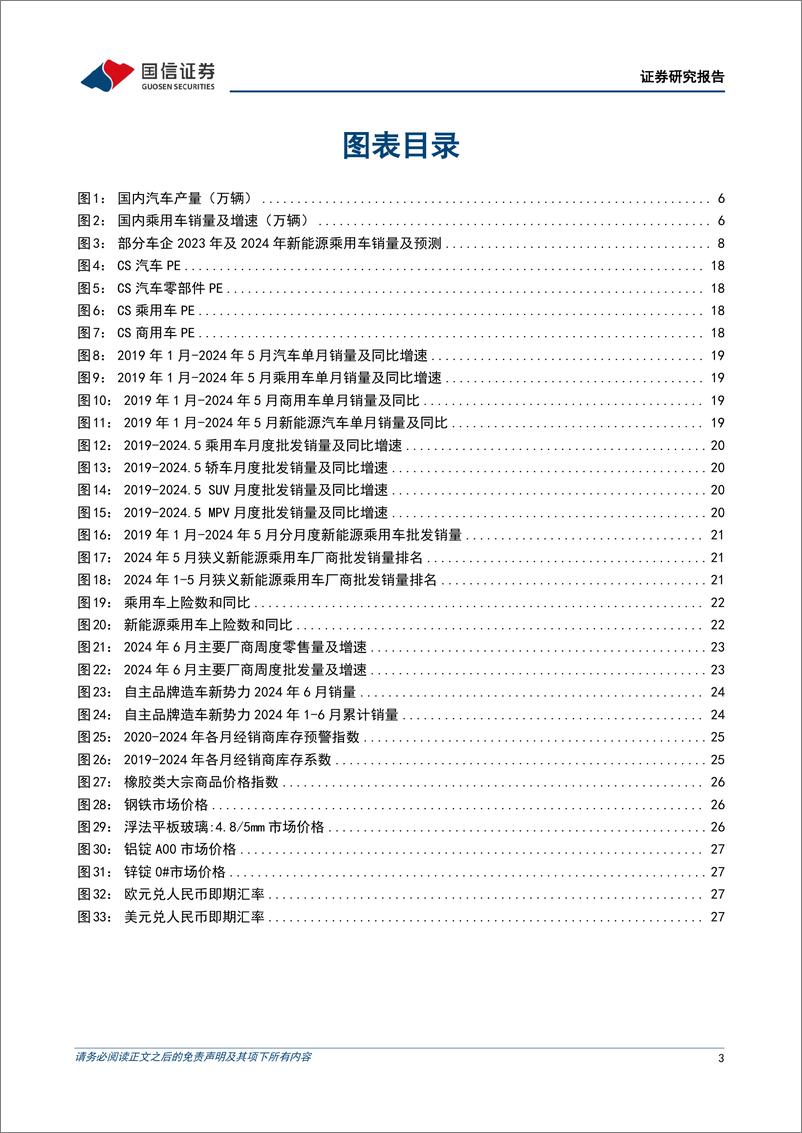 《汽车行业2024年7月投资策略：6月新能源渗透率提升至49%25，工信部开展L3／L4自动驾驶汽车试点-240708-国信证券-31页》 - 第3页预览图