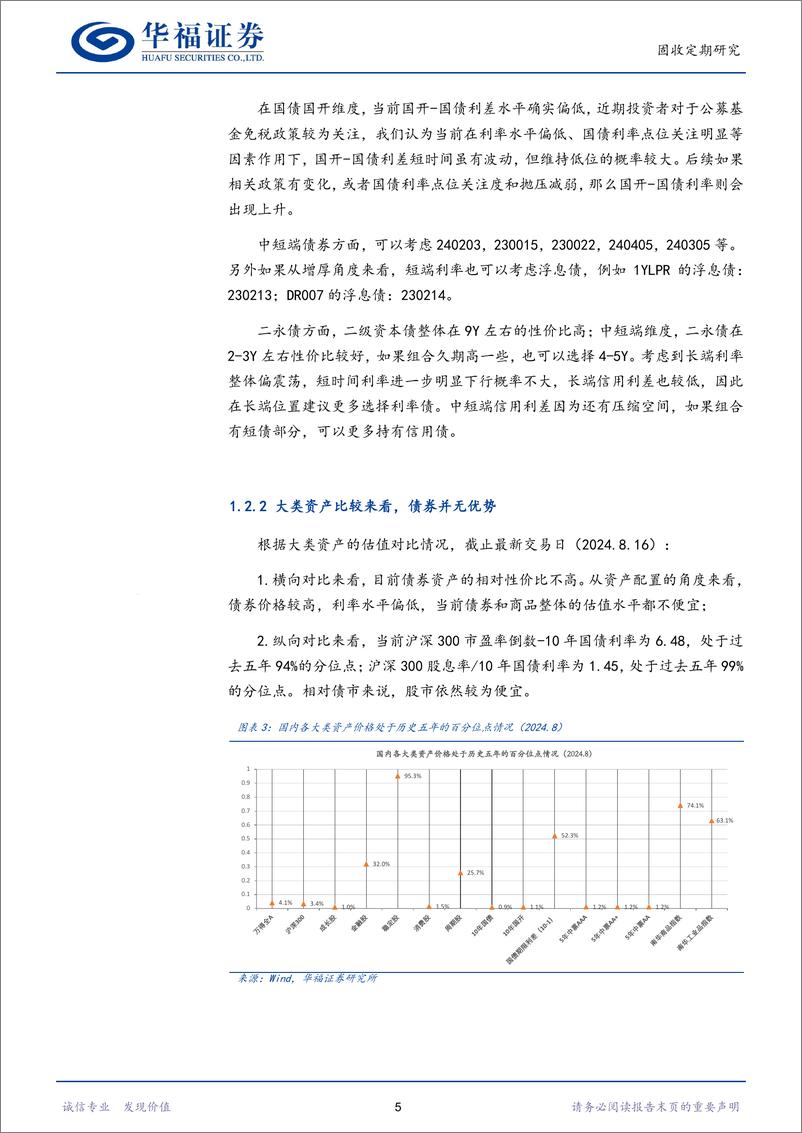 《【华福固收】债券期限及品种性价比分析-240818-华福证券-20页》 - 第8页预览图