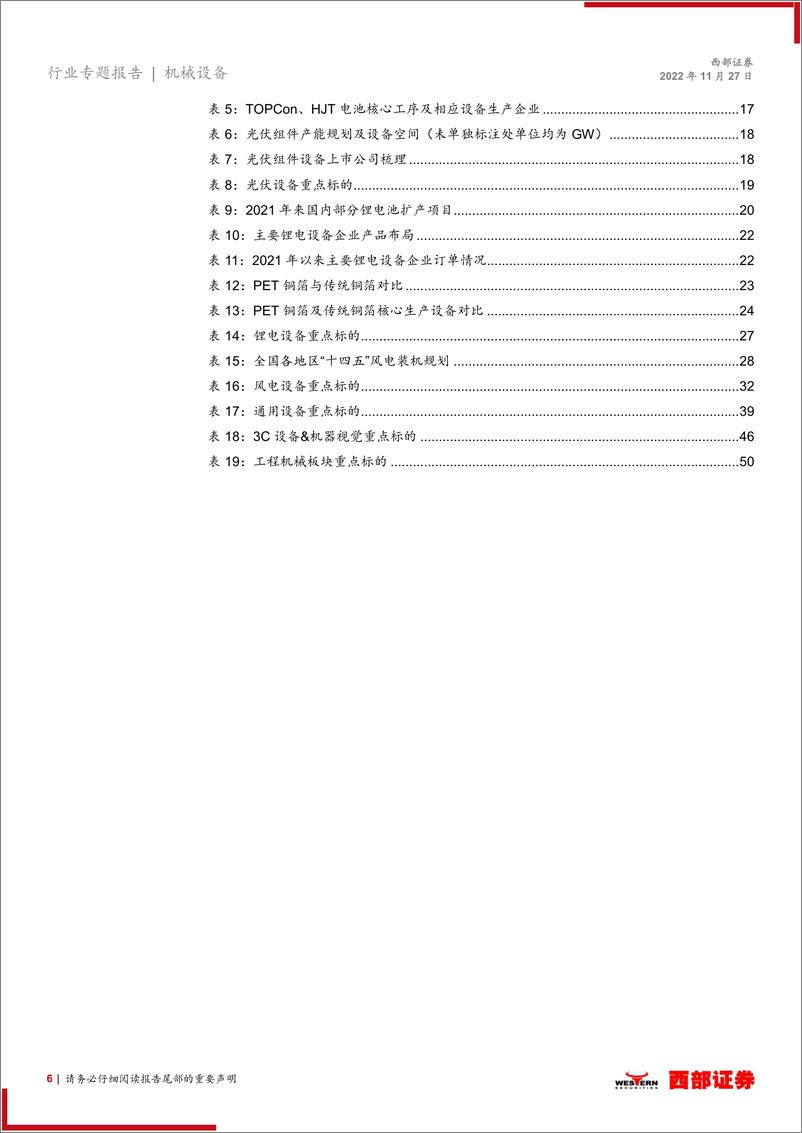 《2023年机械行业年度策略：新能源新技术新设备，通用设备静待景气度提升-20221127-西部证券-51页》 - 第7页预览图