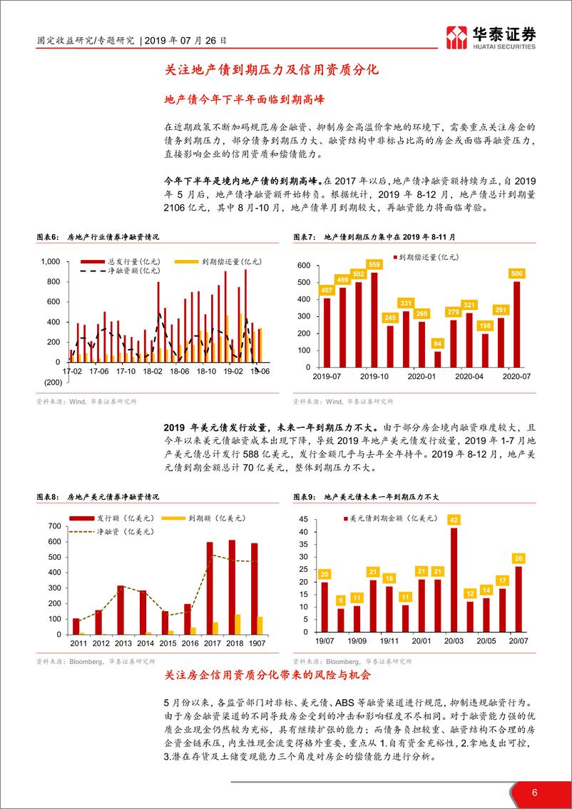 《专题研究：融资渠道收紧对房企的影响-20190726-华泰证券-10页》 - 第7页预览图