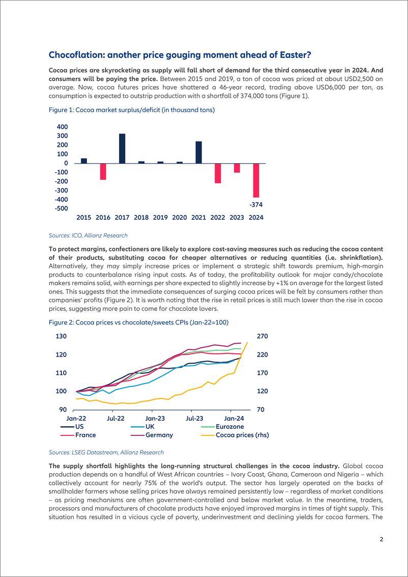 《Allianz安联：2024巧克力，第三次是欧盟CMU的魅力，没有免费的枪支和印度利用新的贸易机会（英文版）》 - 第2页预览图