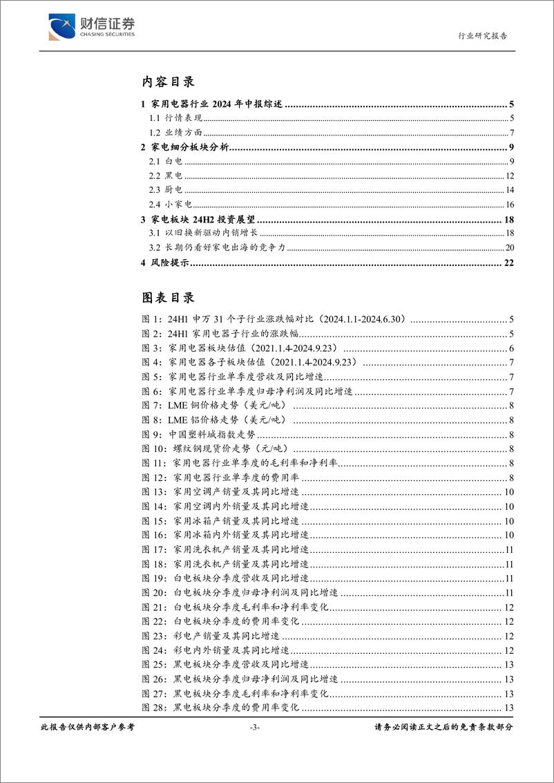 《家用电器行业深度：外销保持增长，政策加码刺激内销，家电景气度持续向好-240924-财信证券-23页》 - 第3页预览图