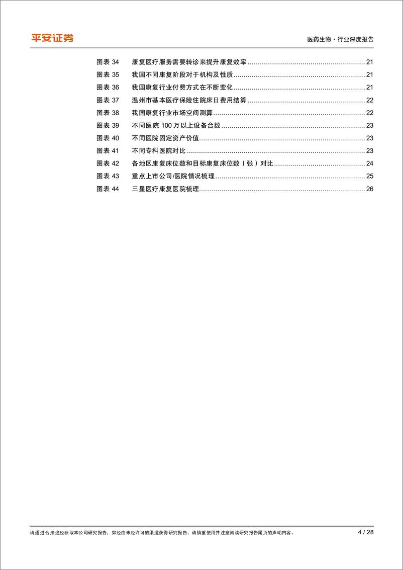 《生物医药行业深度：政策支持下，康复行业步入发展快速-20211225-平安证券-28页》 - 第5页预览图