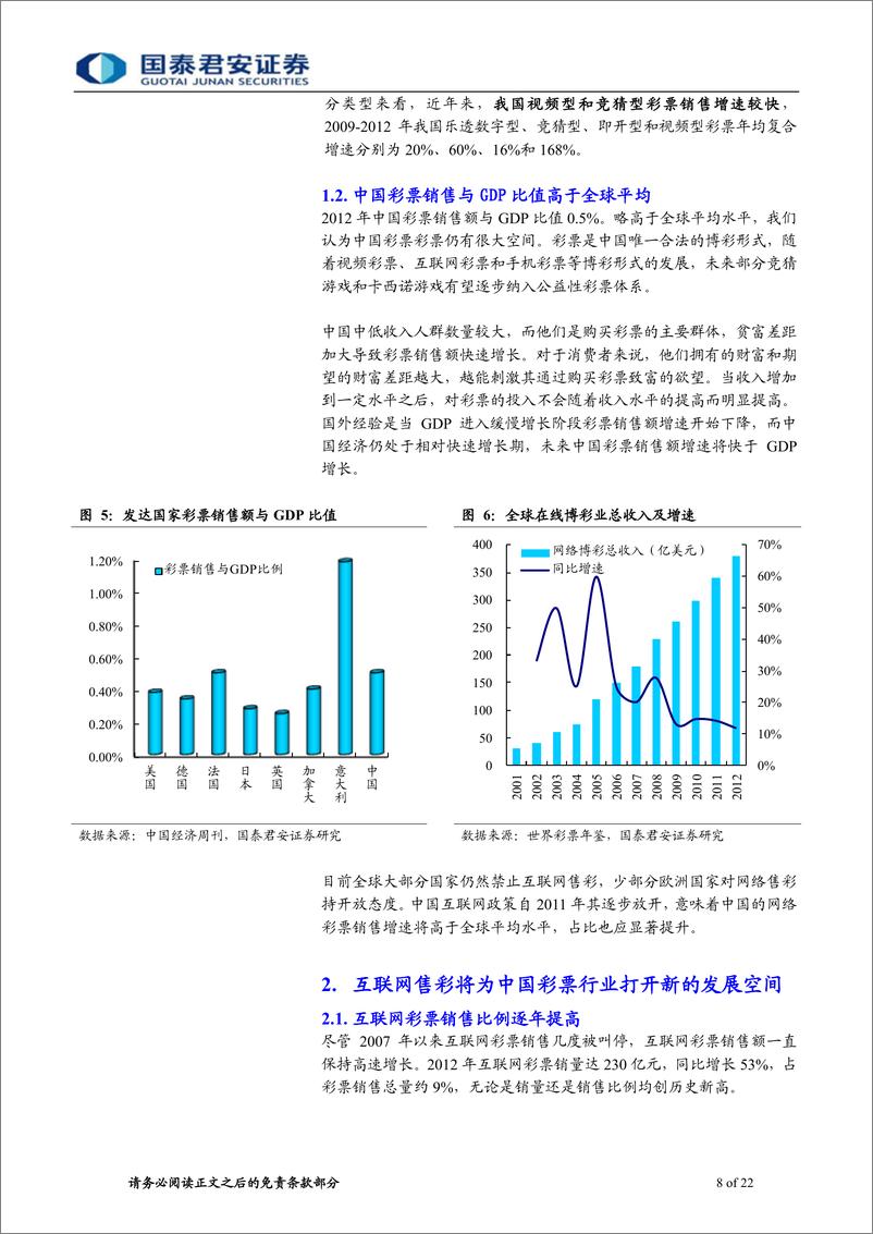 《国泰君安-计算机行业：互联网彩票，另一片绿洲》 - 第8页预览图