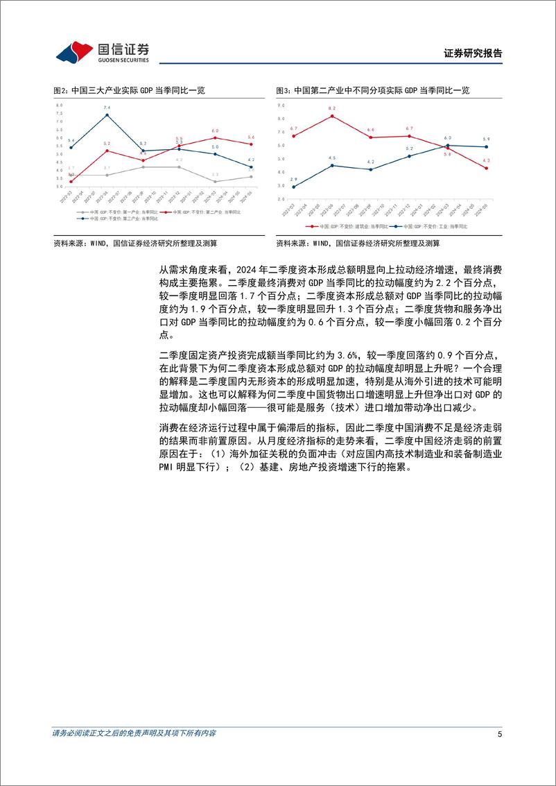 《宏观经济宏观季报：二季度中国延续转型升级，但消费不足拖累经济增长-240717-国信证券-12页》 - 第5页预览图