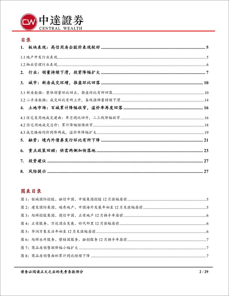 《房地产行业12月统计局数据点评及房地产月报：销售投资弱势延续，全年竣工持续改善-20230117-中达证券-29页》 - 第3页预览图