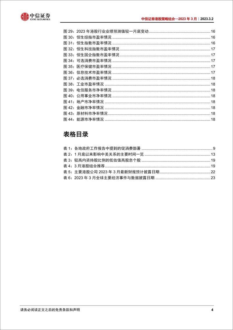 《港股策略组合：2023年3月，布局3月，放眼2季度-20230302-中信证券-26页》 - 第5页预览图