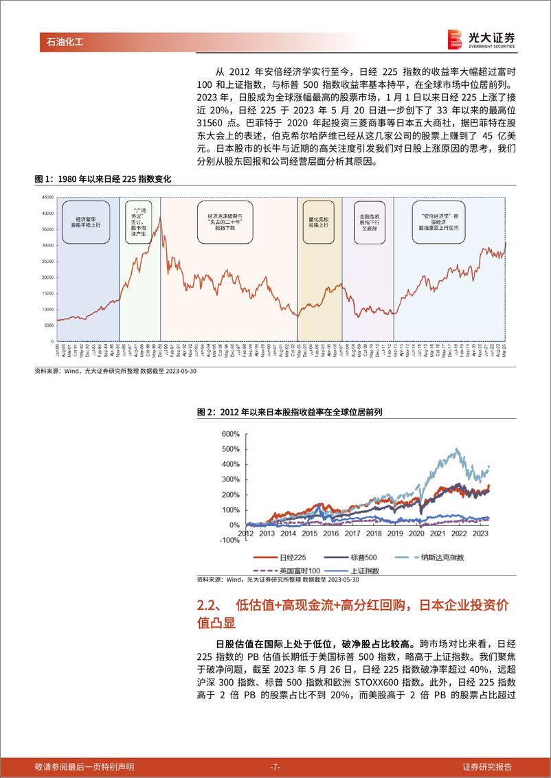 《石油化工行业国企改革系列报告之“日特估”启示录：从“日特估”视角再论“三桶油”长期投资价值-20230602-光大证券-20页》 - 第8页预览图