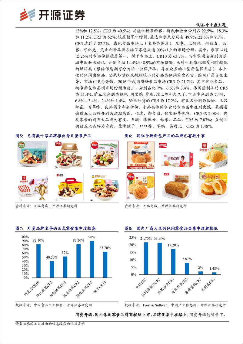《休闲零食行业系列深度（一）：休闲零食万亿江湖，百家争鸣静候霸主出现-20191114-开源证券-22页》 - 第7页预览图