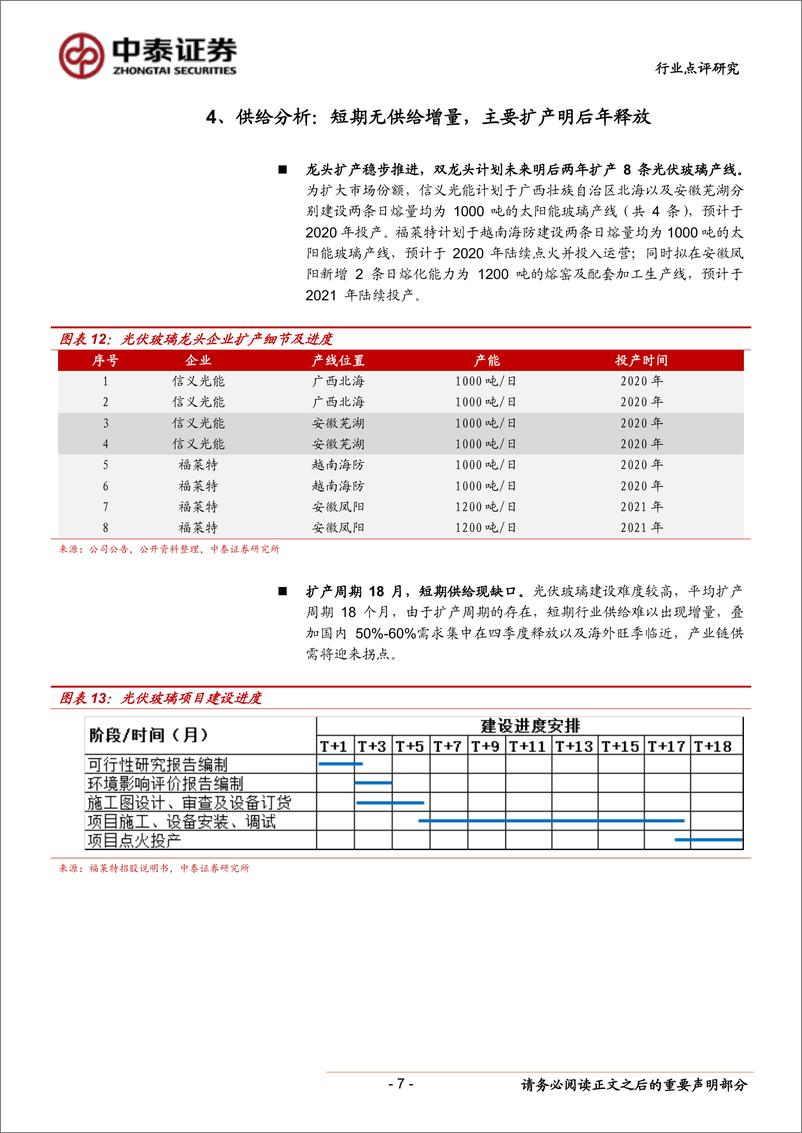 《电气设备行业新能源点评20：光伏玻璃涨价深度点评，下半年需求向上拐点第一枪-20190905-中泰证券-10页》 - 第8页预览图