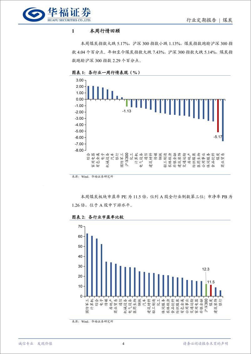 《煤炭行业定期报告：煤价延续反弹，估值有望修复-250111-华福证券-20页》 - 第4页预览图