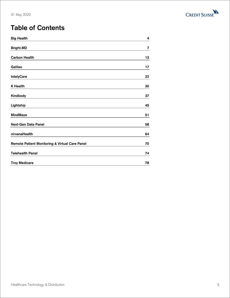 《瑞信-美股医疗保健行业-第五届年度医疗保健颠覆性技术与创新大会：十大要点-2022.5.31-88页》 - 第4页预览图