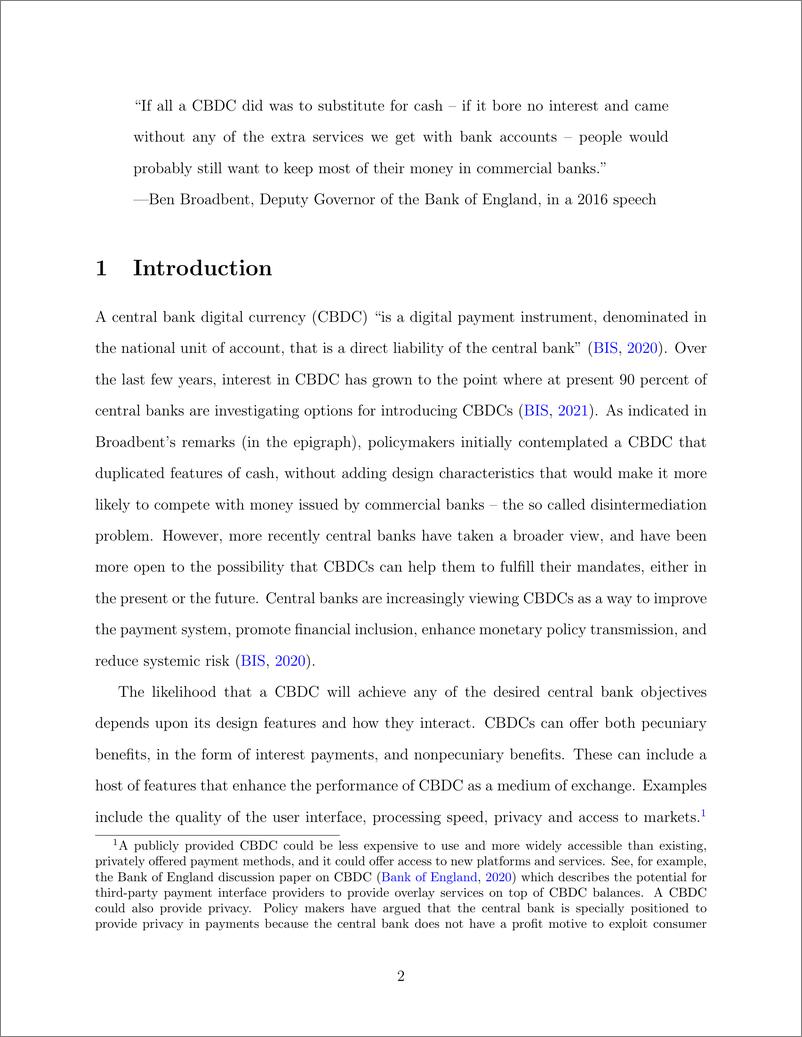 《CBDC的设计选择如何影响货币政策的传导（英）-48页》 - 第5页预览图