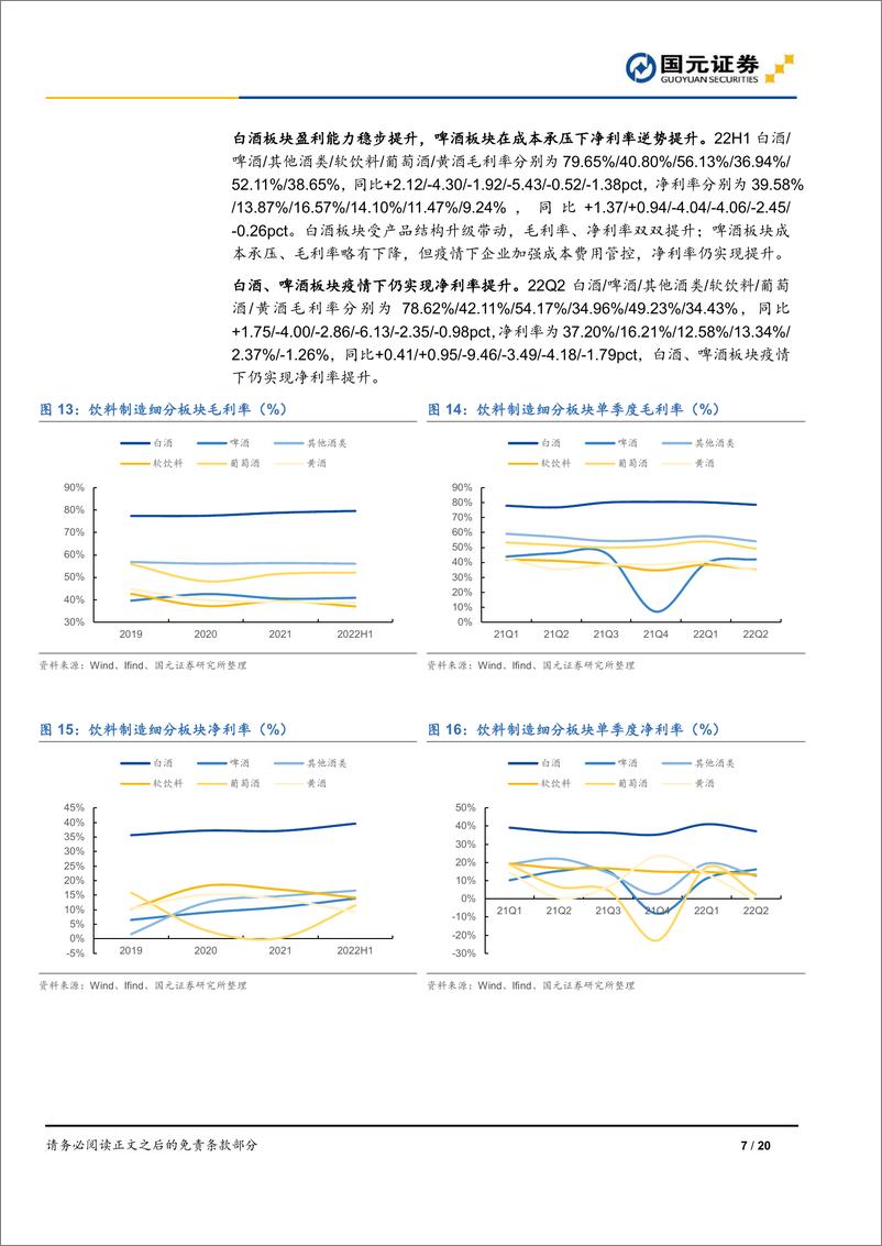 《食品饮料行业2022年中报总结：食饮中报，创造增速底-20220906-国元证券-20页》 - 第8页预览图