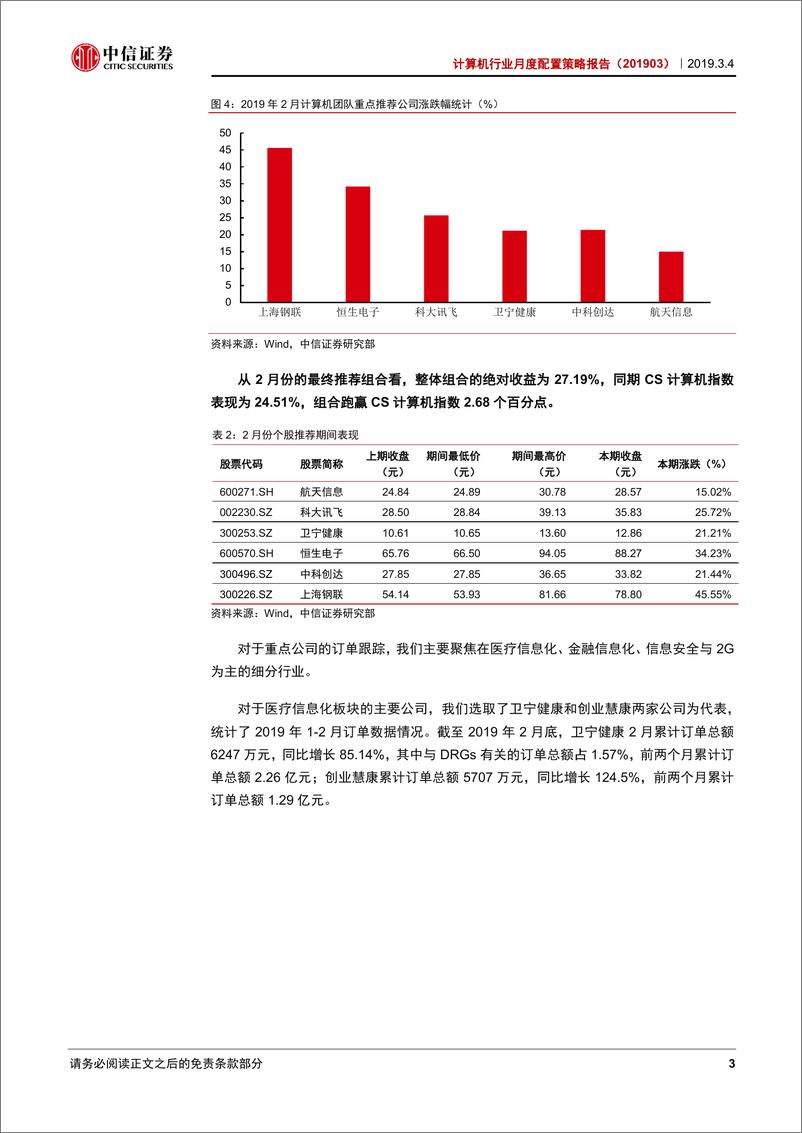 《计算机行业月度配置策略报告：聚焦科技主线，侧重主题方向，兼顾业绩驱动-20190304-中信证券-12页》 - 第7页预览图