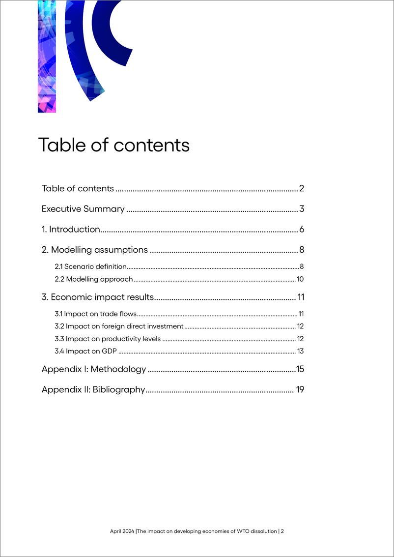 《牛津经济研究院-WTO解散对发展经济的影响（英）-2024.4-20页》 - 第2页预览图