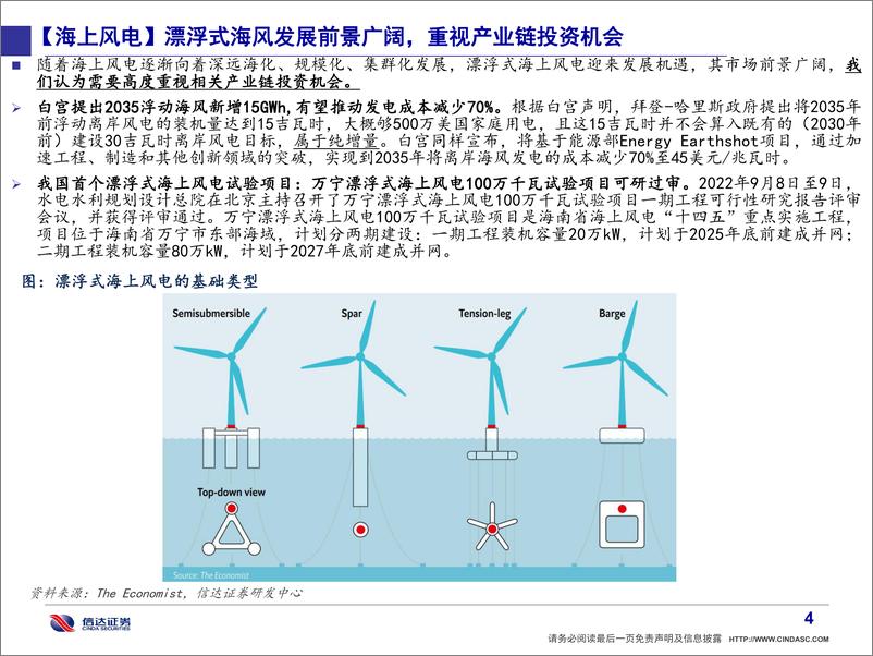 《通信·产业追踪（69）：漂浮式海风发展前景乐观，坚定推荐海缆双雄-20220918-信达证券-33页》 - 第6页预览图