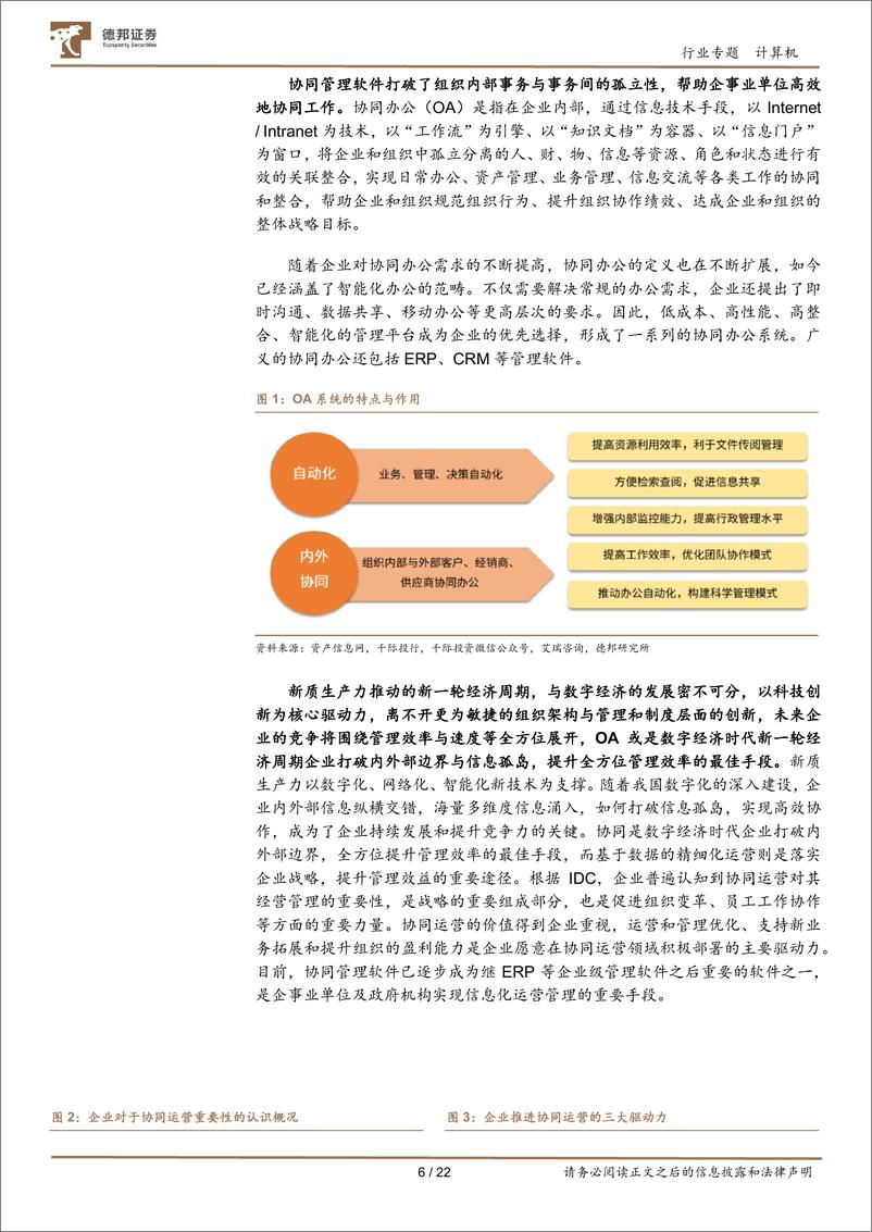 《计算机行业专题：新质生产力新一轮周期，OA双雄多倍成长之路-241009-德邦证券-22页》 - 第6页预览图