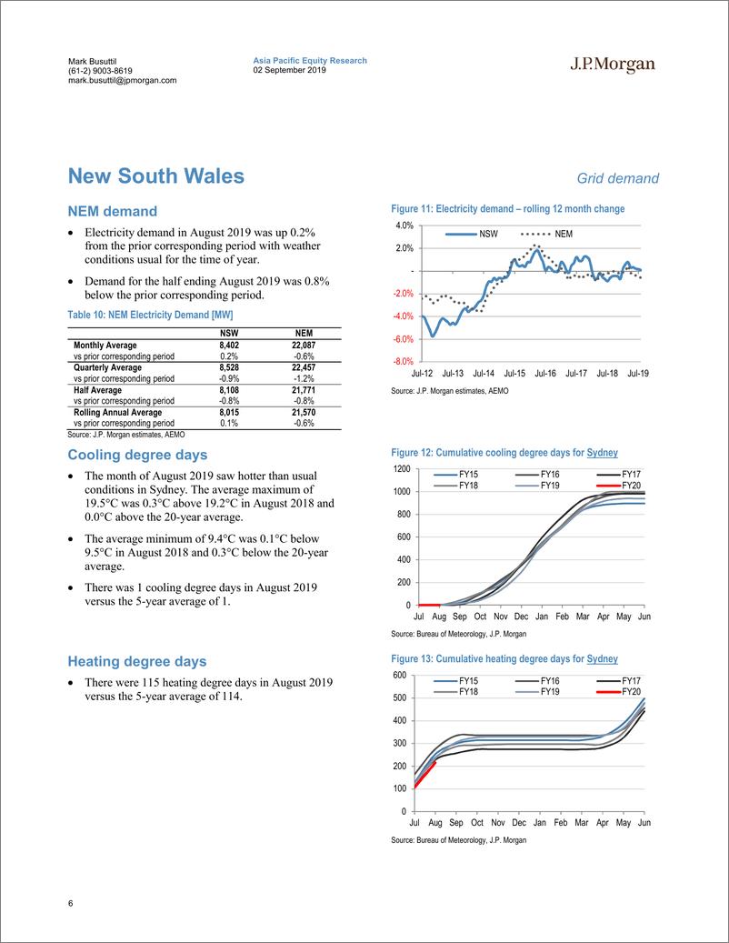 《J.P. 摩根-亚太地区-公用事业行业-澳大利亚公用事业：2019年8月批发电力数据观察-2019.9.2-29页》 - 第7页预览图