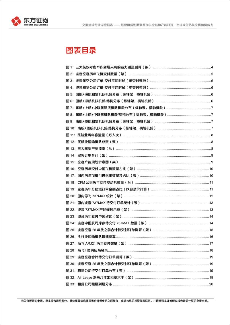 《交通运输行业：经营租赁到期潮叠加供应链和产能瓶颈，市场或低估航空供给侧威力-20220725-东方证券-23页》 - 第4页预览图