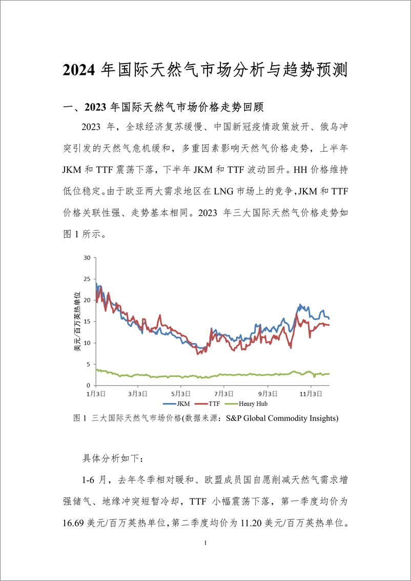 《北京理工大学：2024年国际天然气市场分析与趋势预测》 - 第3页预览图