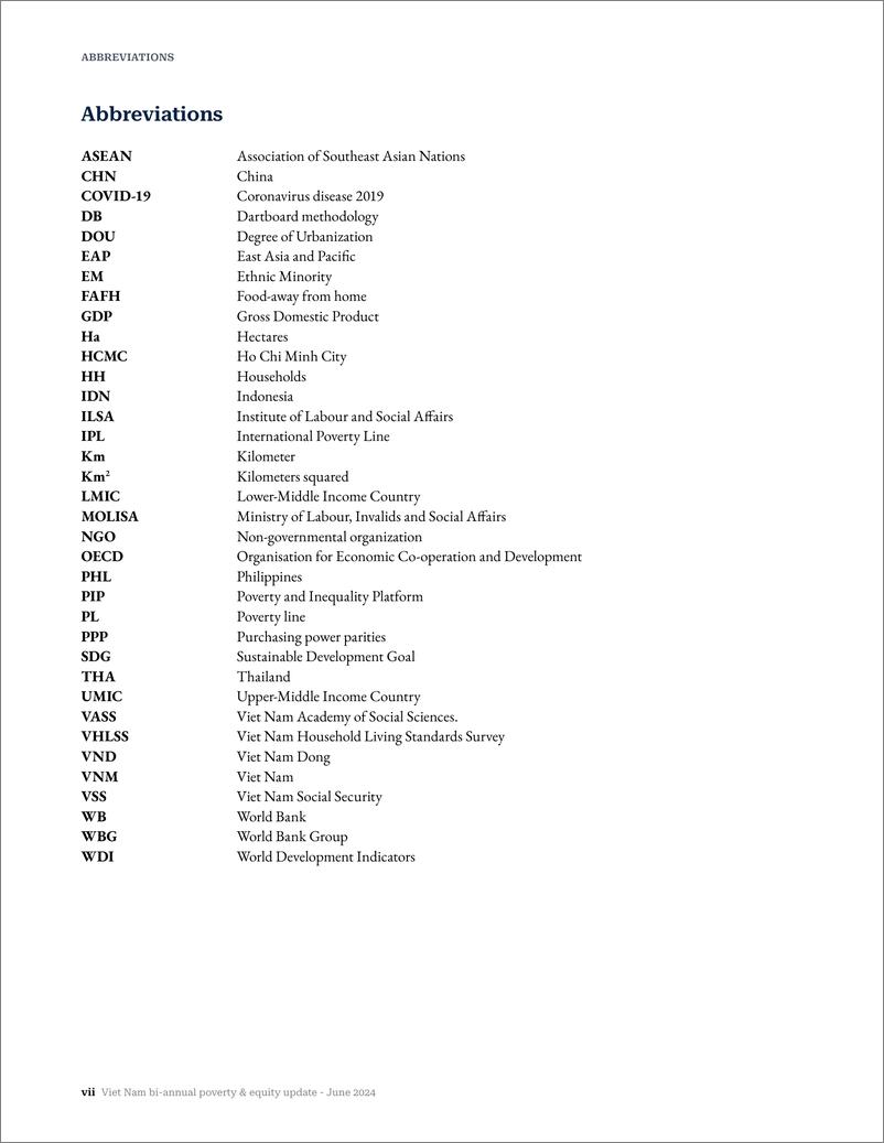 《世界银行-越南-每两年一次的贫困与公平更新：迈向更具包容性的城市（英）-2024-92页》 - 第8页预览图