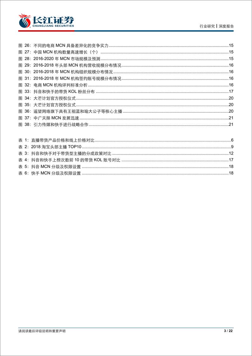 《媒体行业：直播带货专题研究，电商MCN的新一轮江湖-20200101-长江证券-22页》 - 第4页预览图