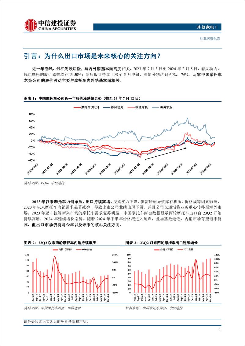 《其他家电行业摩托车2024年中期投资策略：如何看待出口的可持续性？-240714-中信建投-20页》 - 第4页预览图