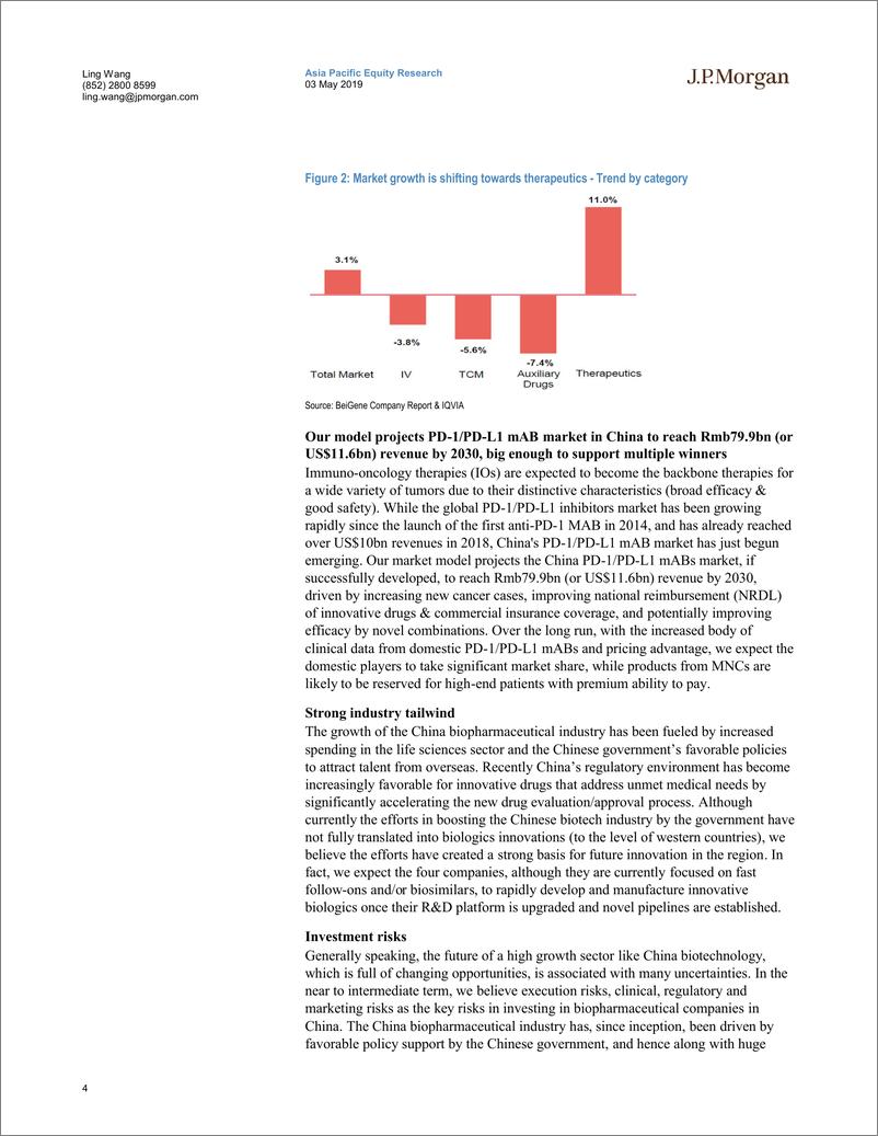 《J.P. 摩根-中国-医疗保健行业-中国医疗保健：PD1与PD-L1行业-2019.5.3-109页》 - 第5页预览图