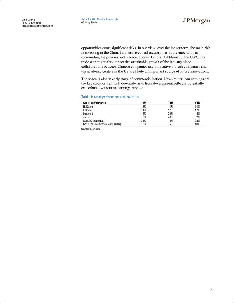 《J.P. 摩根-中国-医疗保健行业-中国医疗保健：PD1与PD-L1行业-2019.5.3-109页》 - 第6页预览图